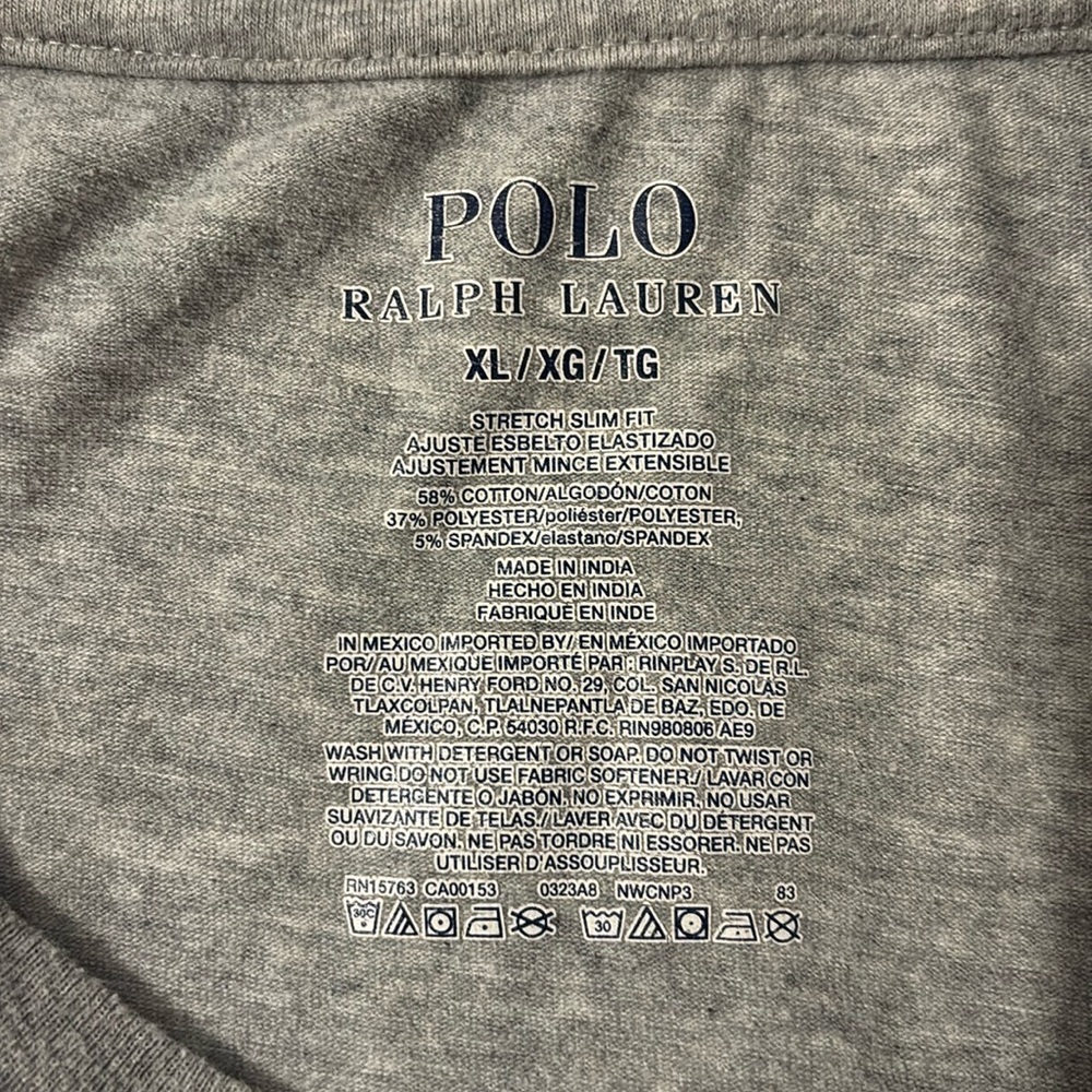 *POLO* Men's Slim Fit Stretch Undershirt